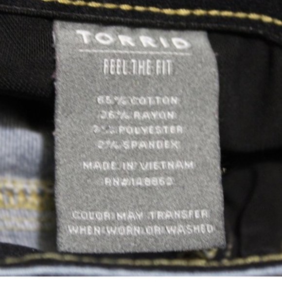 Torrid Bombshell Skinny Distressed Jeans - Picture 7 of 7